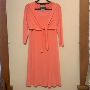 🍭5 for $25 Dress w/ shrug, Sz 12